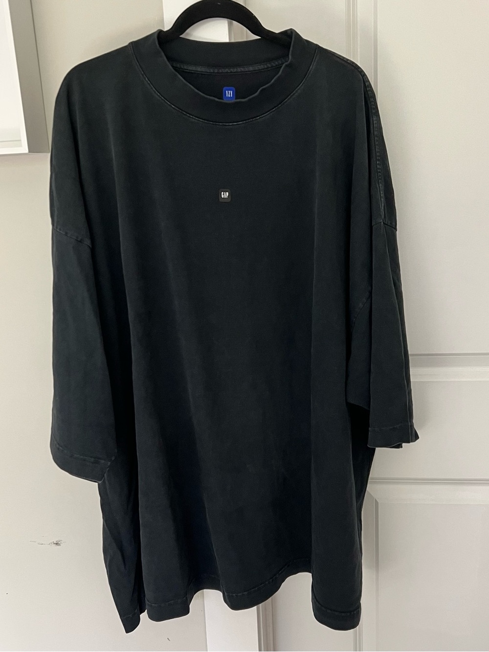 GAP Yeezy Balenciaga Oversized Crewneck T-Shirt in Black